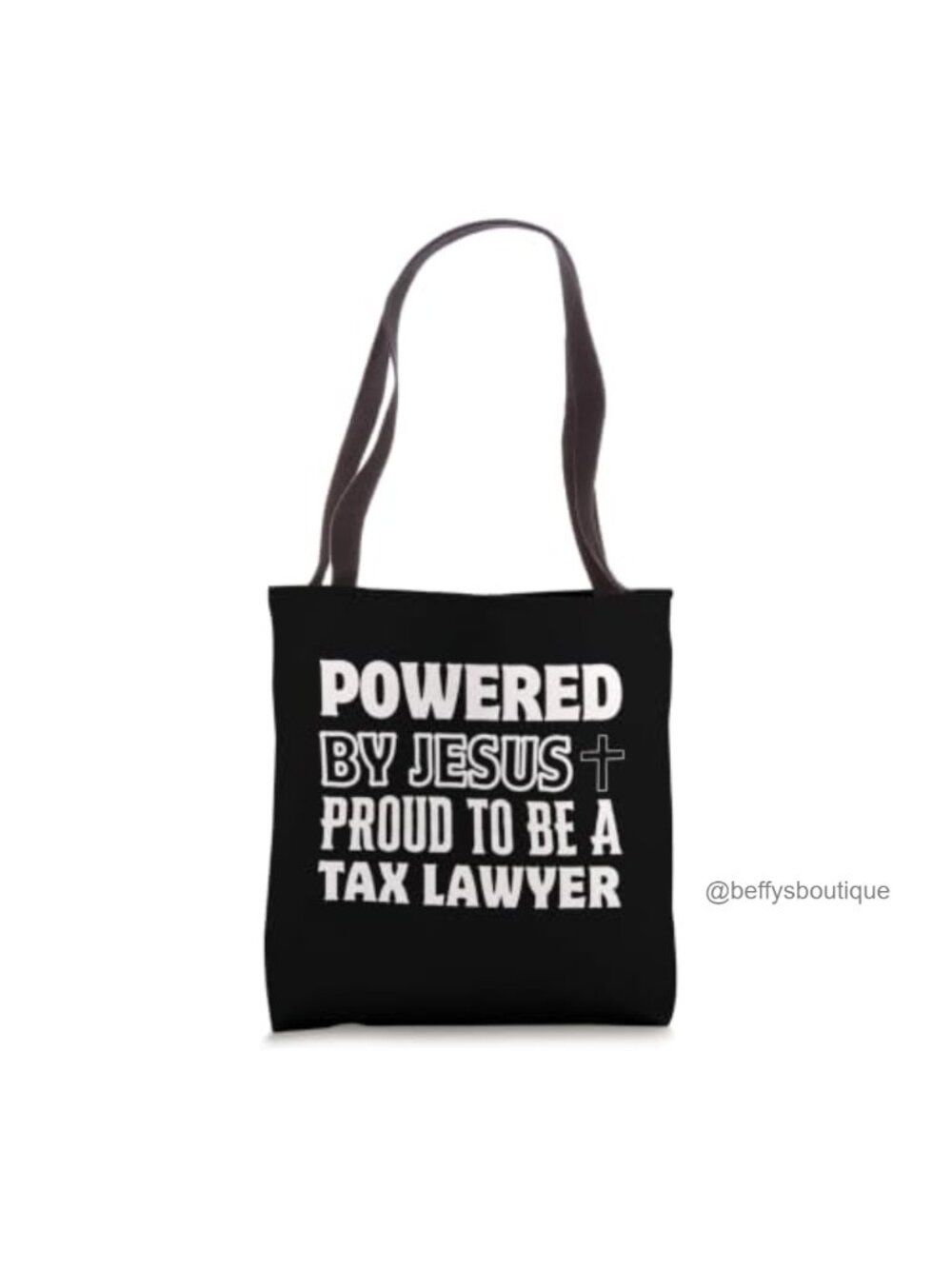 Christian Tax Lawyer Faith Tote Bag Spun Polyester Canvas Double Stitched